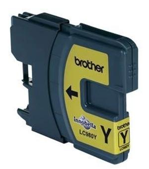 TINTA BROTHER LC-980Y AMARILLO 300 PAG DCP-145/165