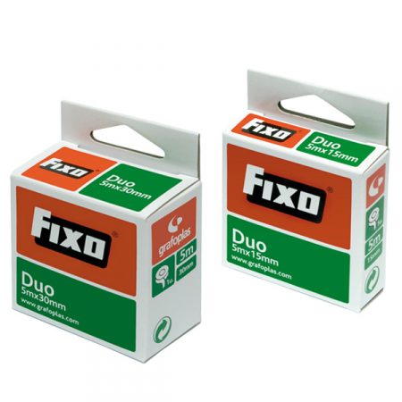 Cinta adhesiva de doble cara Fixo Duo 15 mm x 5m