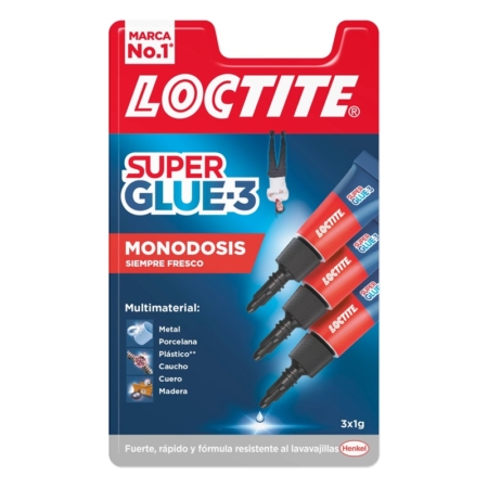 Loctite Super glue-3 monodosis 3 x 1 gr