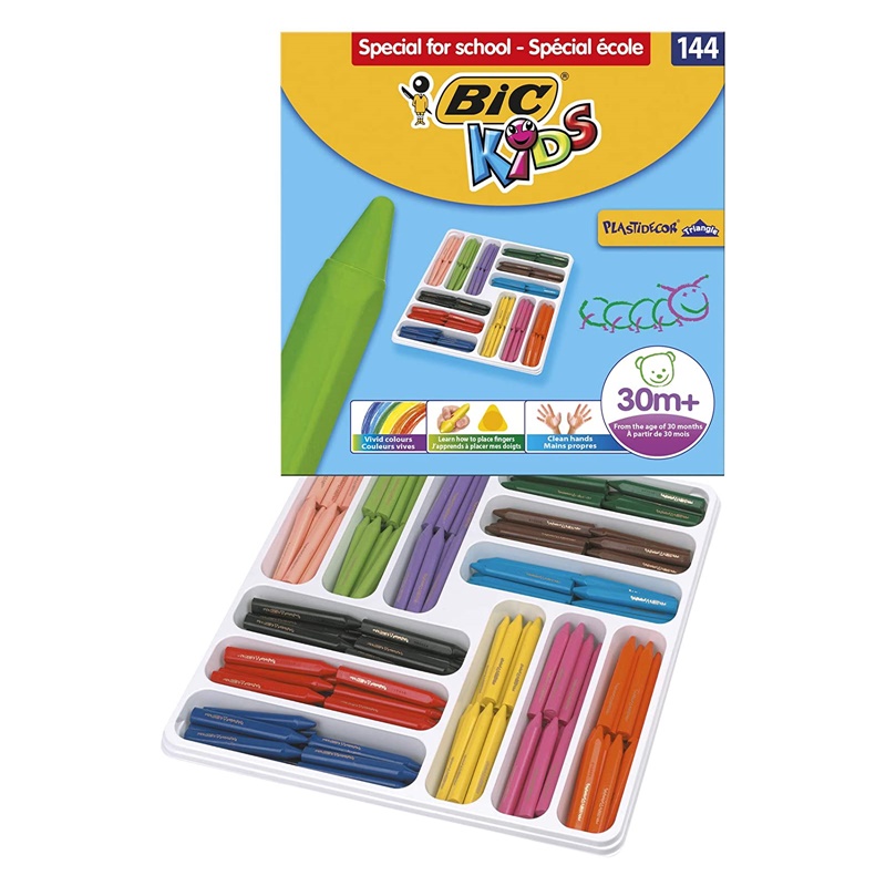 Comprar Pack de 12 Ceras Plásticas Colorear Kids Plastidecor