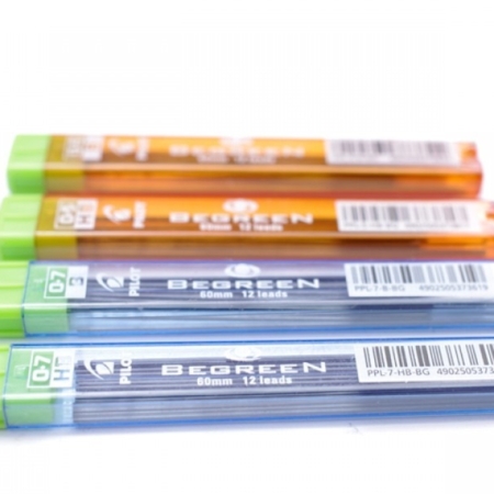 Estuche de 16 minas finas Pilot Begreen HB de 0,5 mm