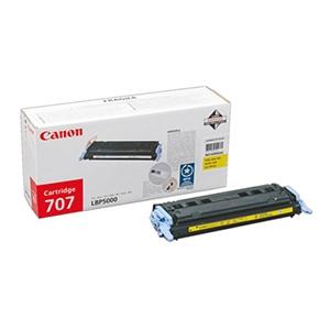 TONER CANON CRG707Y AMARILLO LBP5000/5100 9421A004