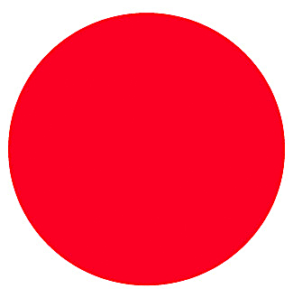 ETIQUETA SEÑALIZACION  CRISTALES PUNTO ROJO