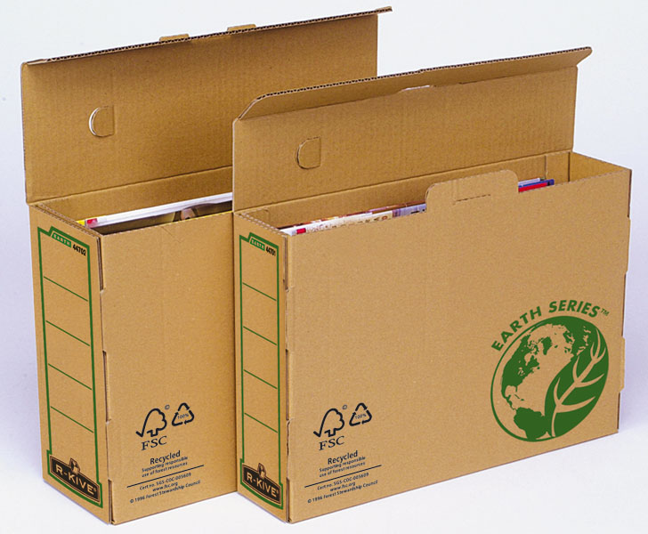 Paquete de 20 cajas de carton a4 para archivo definitivo con lomo de 80 mm fellowes - Material de Oficina - Material Escolar Papelería