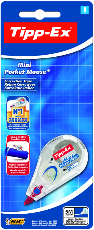 Corrector Cinta Tipp-ex Pocket Mouse 10 mts