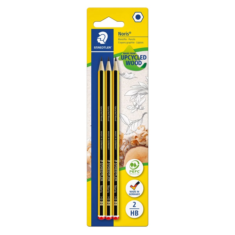 Blister de 3 lapices de grafito staedtler noris no2 hb - Material de  oficina, escolar y papelería