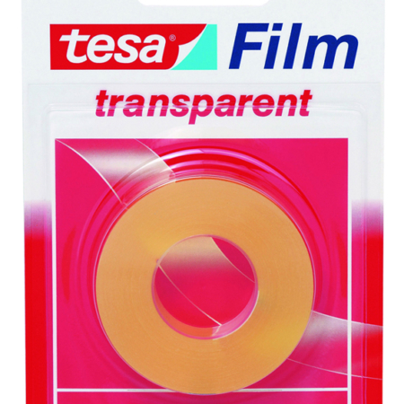 Blister de 1 cinta adhesiva transparente tesafilm 15mm x 33m