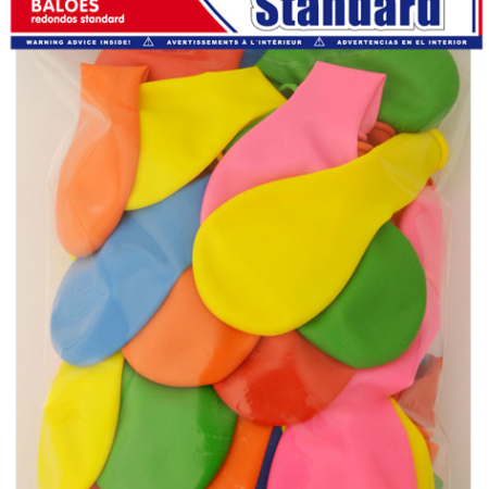 BLISTER 100 GLOBOS Nº8 SURTIDOS