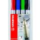 Blíster de 4 Rotulador Stabilo Write 4 All F CD´S Punta fina 0,7 mm