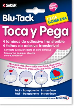 Toca y pega blu-tack 1694