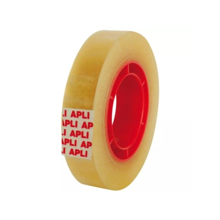 Cinta adhesiva transparente Apli 12 mm x 33m en bolsa