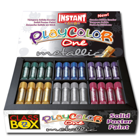 CAJA 72 PLAYCOLOR CLASS-BOX MET 10 GRS.