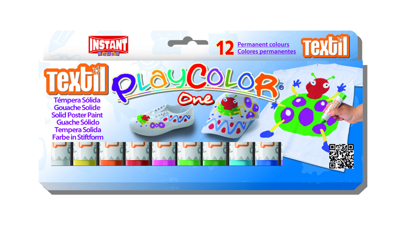 PLAYCOLOR TEXTIL DE 12 COLORES