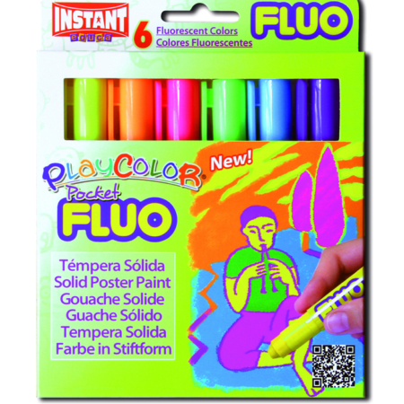 ESTUCHE 6 PLAYCOLOR POCKET FLUOR