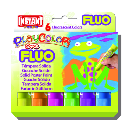 PLAYCOLOR 10431 FLUO ONE 6 COLORES