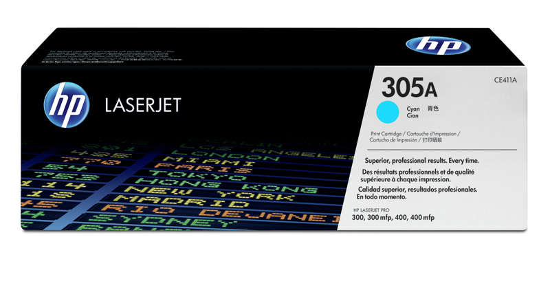 TONER HP COLOR LASERJET PRO CYAN CE411A