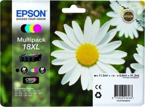 PACK TINTA EPSON NEGRO+TRICOLOR C13T18164012