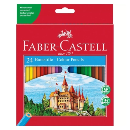 Caja de 24 lápices de colores Faber Castell