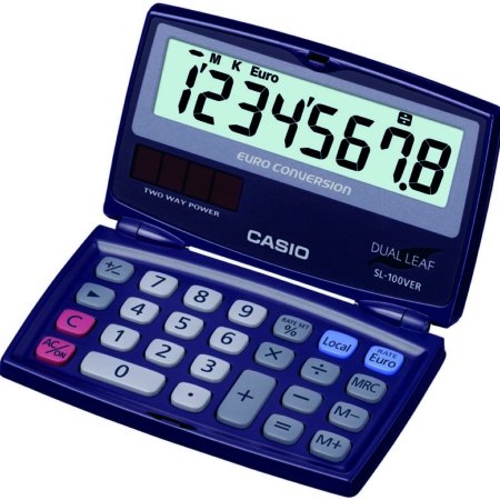 CALCULADORA CASIO BOLSILLO  SL-100 VER CS1459