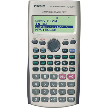 CALCULADORA FINANCIERA CASIO FC-100 V CS1392