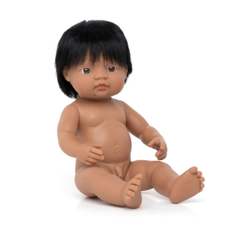 Muñeco bebé latinoamericano 38 cm