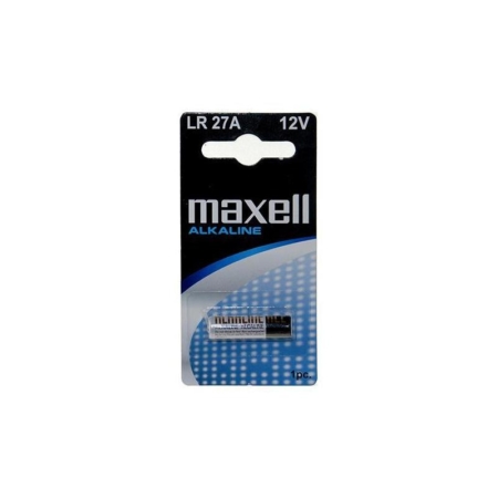 Blíster de 1 pila alcalina LR27A de 12V Maxell