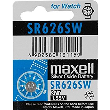 Blister de 1 pila de boton sr626sw de 155v maxell - Material de