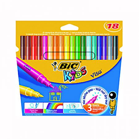 Caja de 144 rotuladores Bic kids Visa