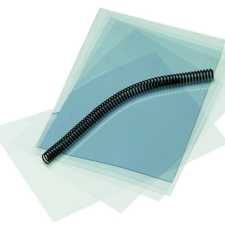 Paquete de 100 tapas de encuadernar de PVC transparente A3 de 180 μ GBC