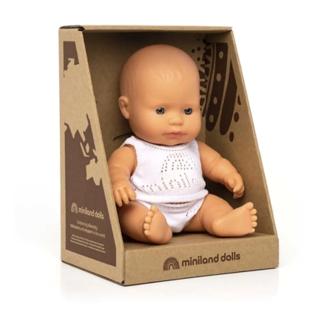 Muñeco bebé caucásico 21 cm
