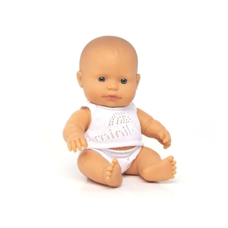 Muñeco bebé caucásico 21 cm