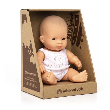 MUÑECO BEBÉ ASIÁTICO 21 CM