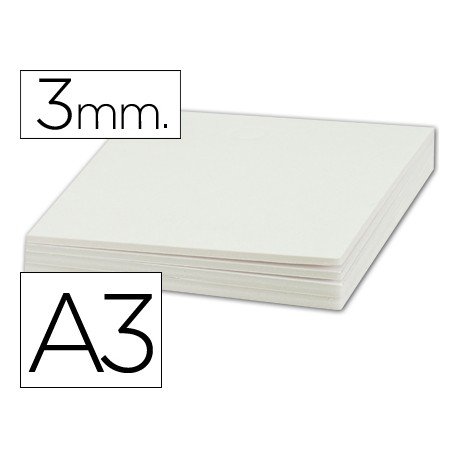 Carton Pluma Foam Blanco 5mm 70x100cm DM177 - Yhappa