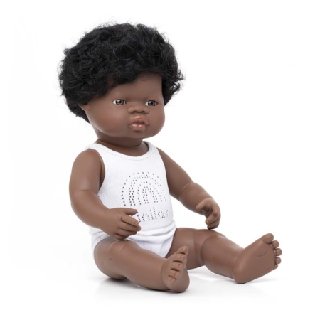 MUÑECO BEBÉ AFRICANO 38 CM
