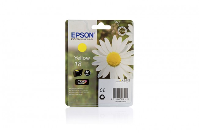 TINTA EPSON AMARILLO T18044010