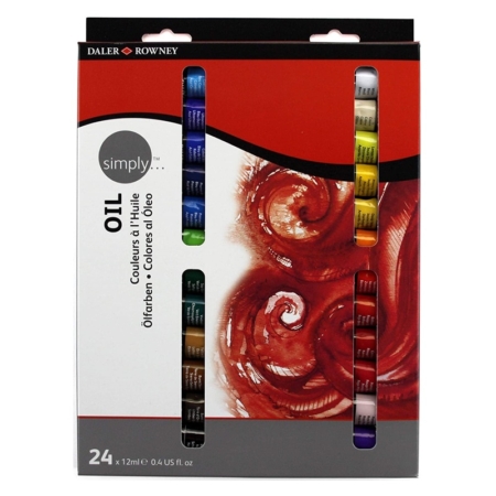 CAJA 24 TUBOS DE ÓLEO 12 ML DALER ROWNEY SIMPLY