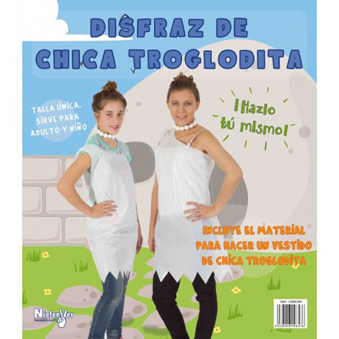 DISFRAZ DE CHICA TROGLODITA