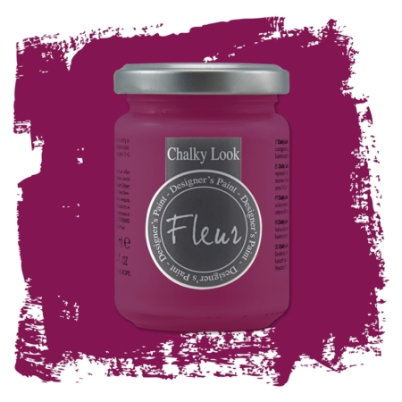 Pintura chalky look de Fleur 130 ml Primary Magenta