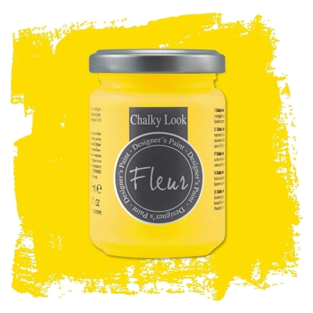 Pintura chalky look de Fleur 130 ml Primary Yellow