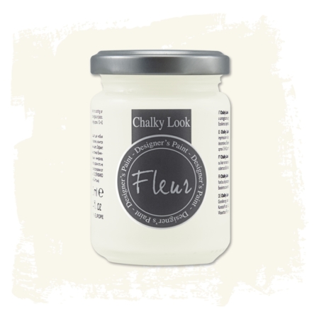 Pintura chalky look de Fleur 130 ml Chalk White