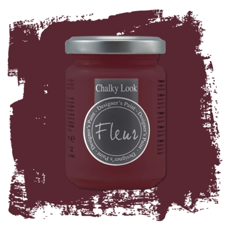 Pintura chalky look de Fleur 130 ml Porto Red