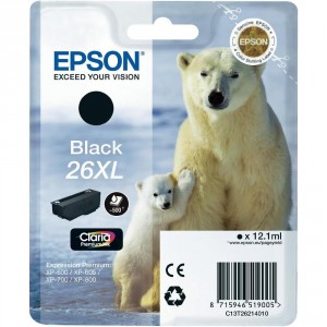 TINTA EPSON NEGRO 26XL C13T26214010
