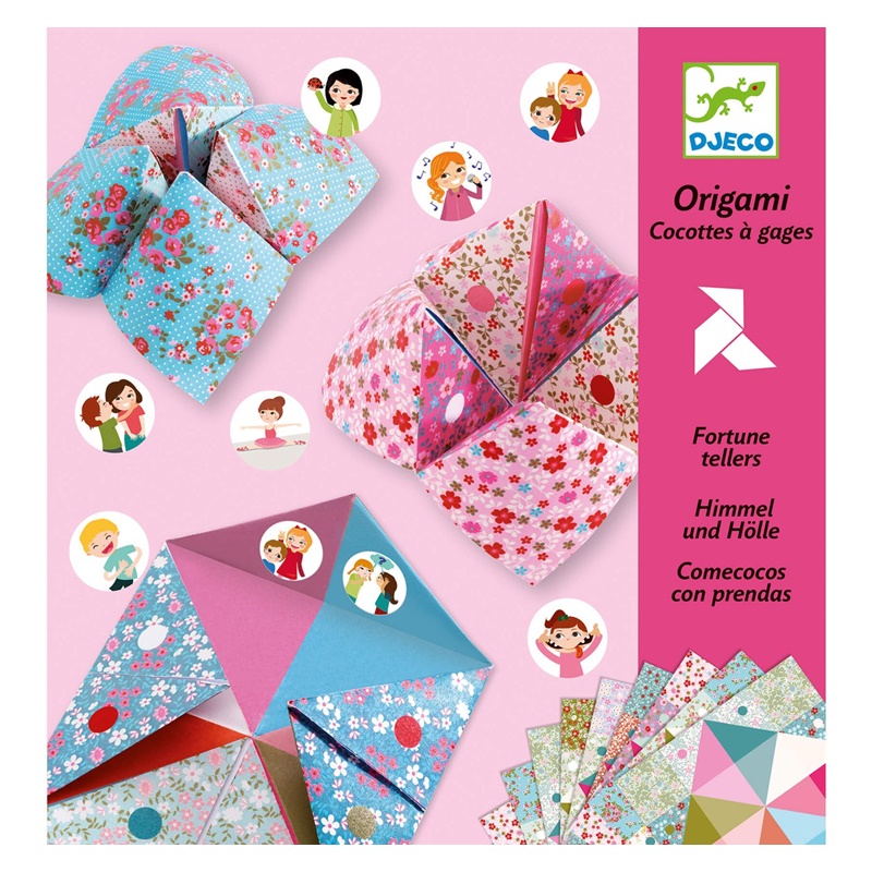 Papiroflexia origami Salero niñas