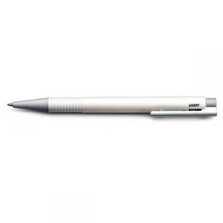 Bolígrafo retráctil Lamy logo M+ blanco