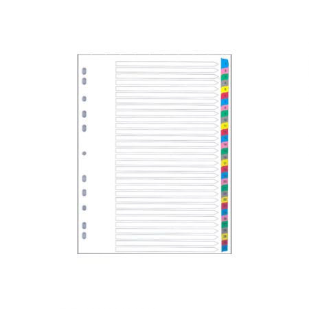 Índice numérico (1-31) multitaladro de papel Mylar A4 Esselte