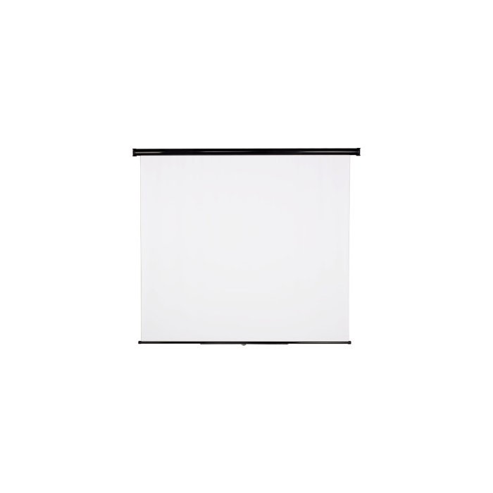 PANTALLA ENROLLABLE BLANCA PARA PARED Y TECHO 175x175