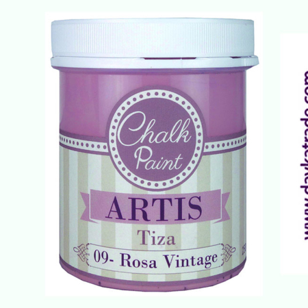 PINTURA TIZA CHALK PAINT ARTIS  250 ML ROSA VINTAGE