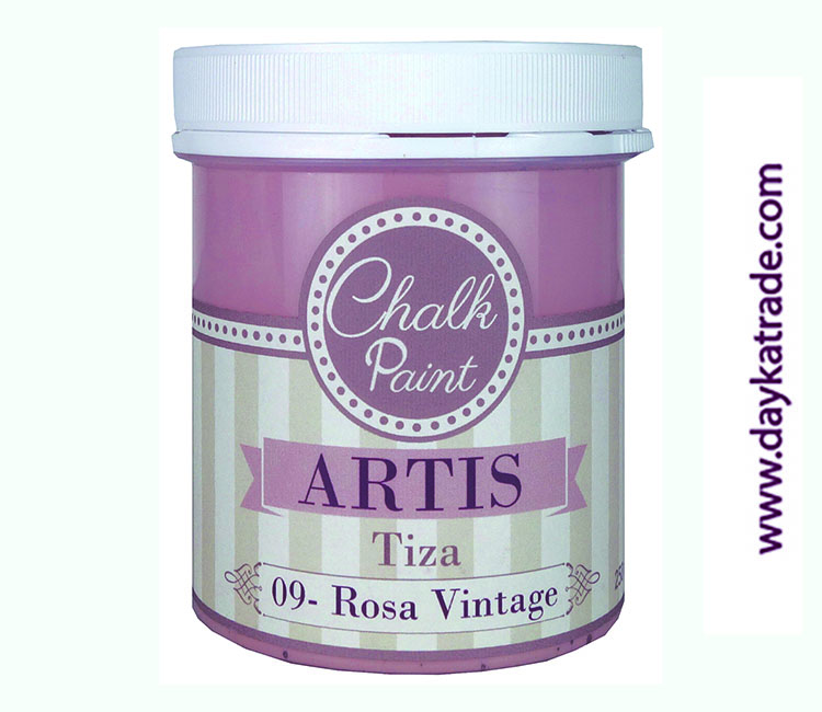 PINTURA TIZA CHALK PAINT ARTIS  250 ML ROSA VINTAGE