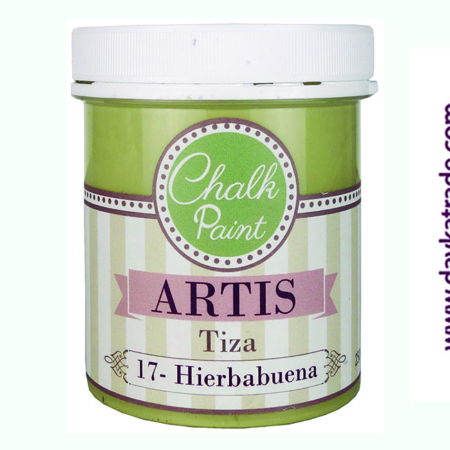 PINTURA TIZA CHALK PAINT ARTIS  250 ML HIERBABUENA