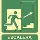 SEÑAL PVC VERDE 224x300 SALIDA EMERGENCIA DCHA